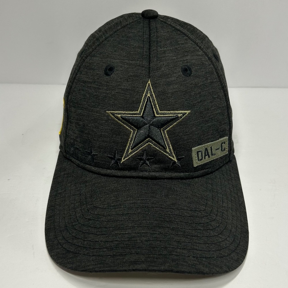 New Era 9TWENTY Dallas Cowboys Salute to Service Hat Gray Camo Adjustable Cap